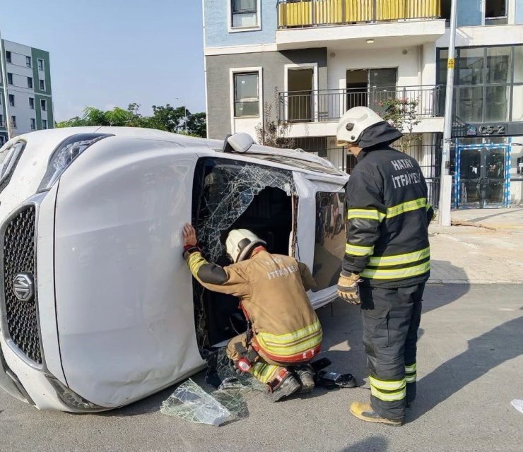 İskenderun’da trafik kazası: 2 yaralı