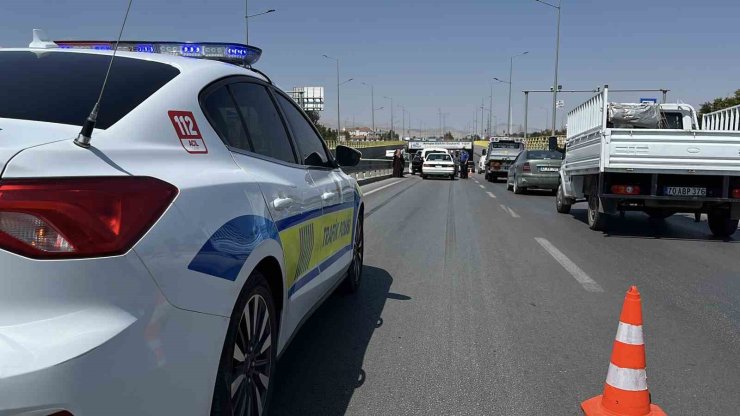 Konya’da 6 araçlı zincirleme kaza: 1 yaralı