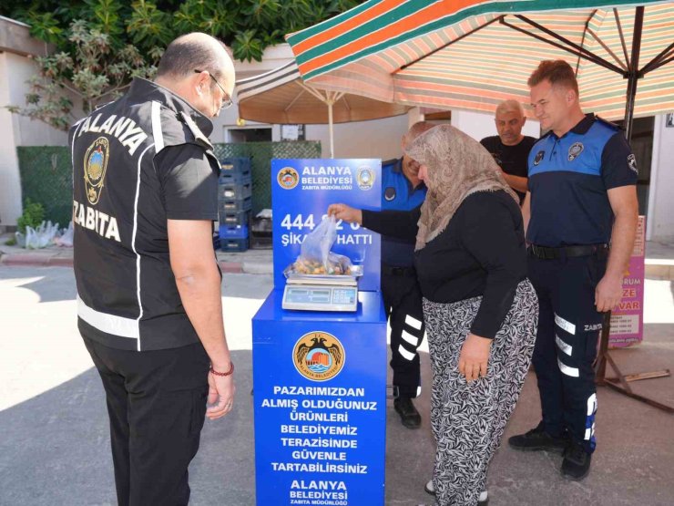 Alanya’da ’güven terazisi’ uygulaması başlatıldı
