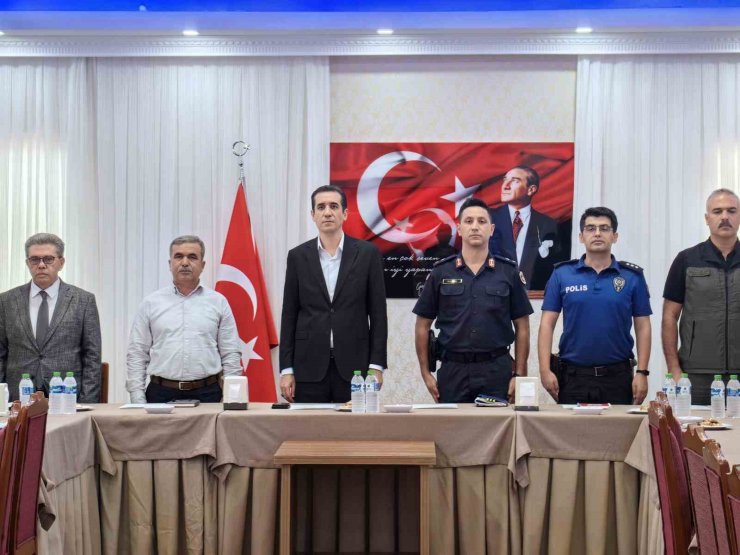 Bozyazı’da okul güvenlik tedbirleri değerlendirildi