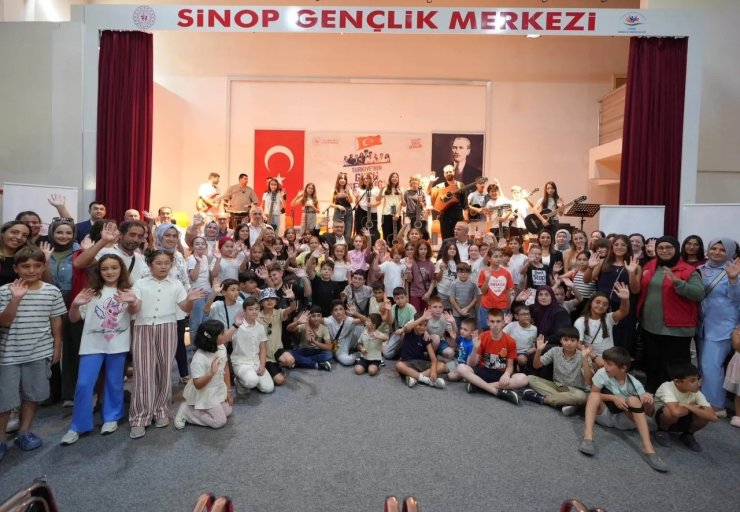 Sinop’ta 782 genç 9 hafta boyunca yeteneklerini keşfetti