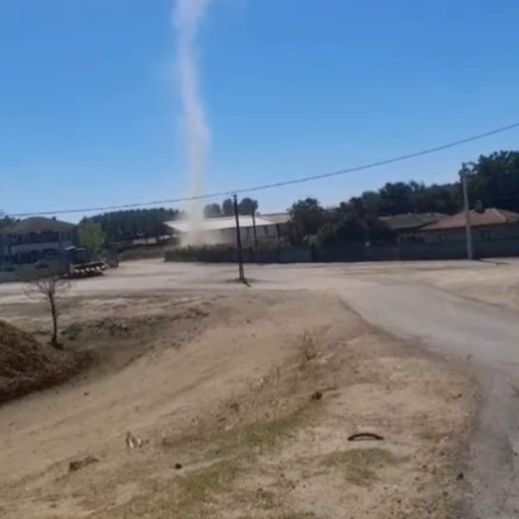 Edirne’de hortum paniği