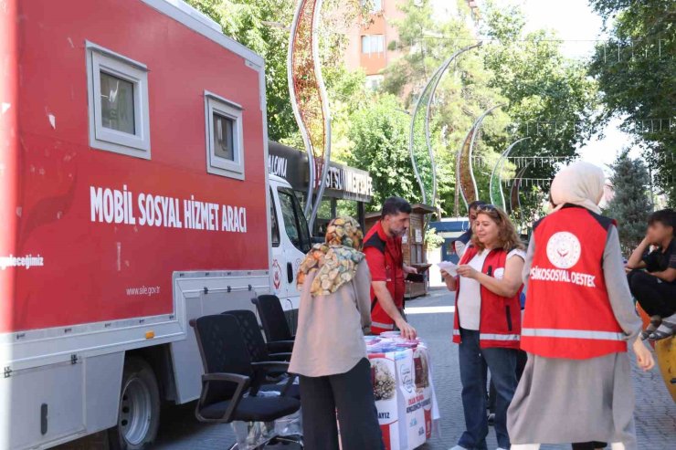 Diyarbakır’da ‘Mobil Sosyal Hizmet Merkezi’ aracıyla 10 bin kişiye rehberlik hizmeti verildi