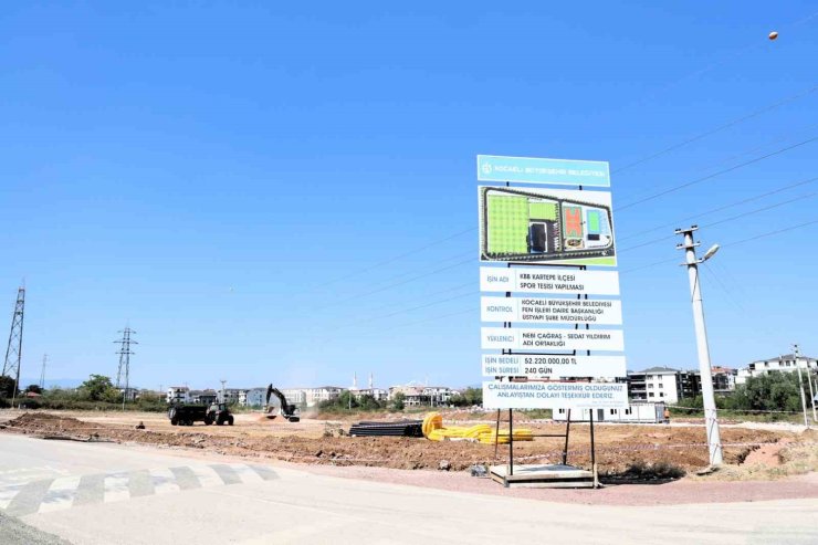 Kartepe’ye modern spor kompleksi inşa ediliyor