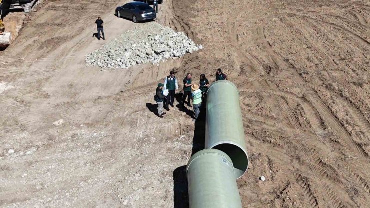 Bayburt’ta tarım arazilerini suya kavuşturacak projede son durum incelendi