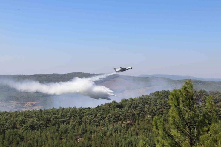 Muğla’daki yangının enerjisi düşürüldü