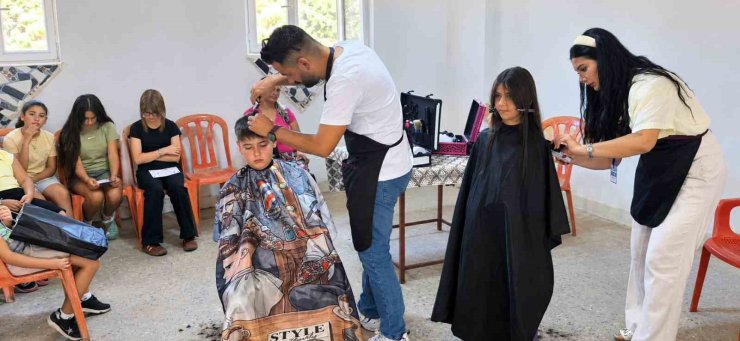 Söke Belediyesi’nden okul öncesi ücretsiz saç tıraşı