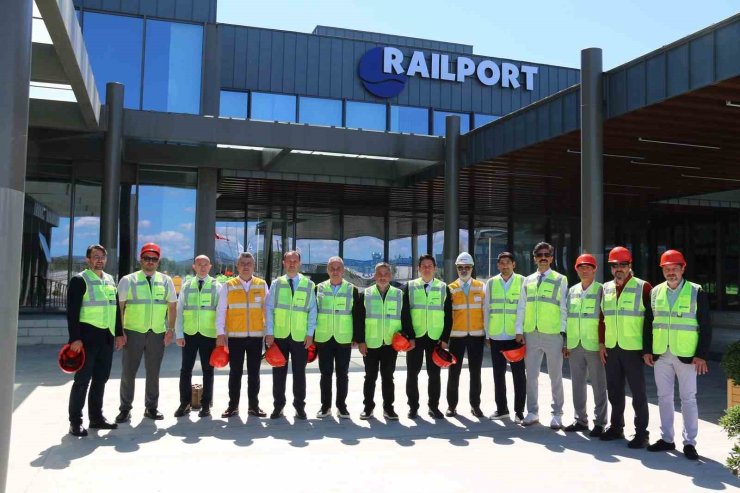 Karabük TSO heyeti, Karabük Lojistik Merkezi için Railport’u inceledi