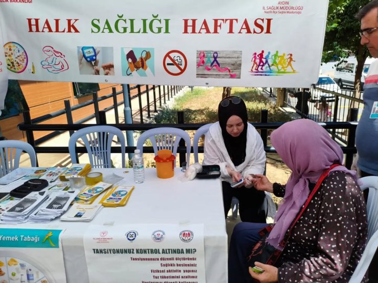 Nazilli’de vatandaşların sağlık karnesi çıkarıldı