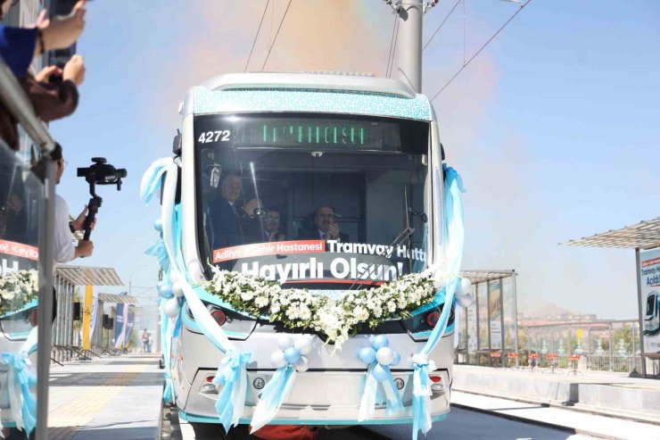 Konya’nın raylı sistem ağını güçlendirecek Adliye-Şehir Hastanesi Hattı açıldı