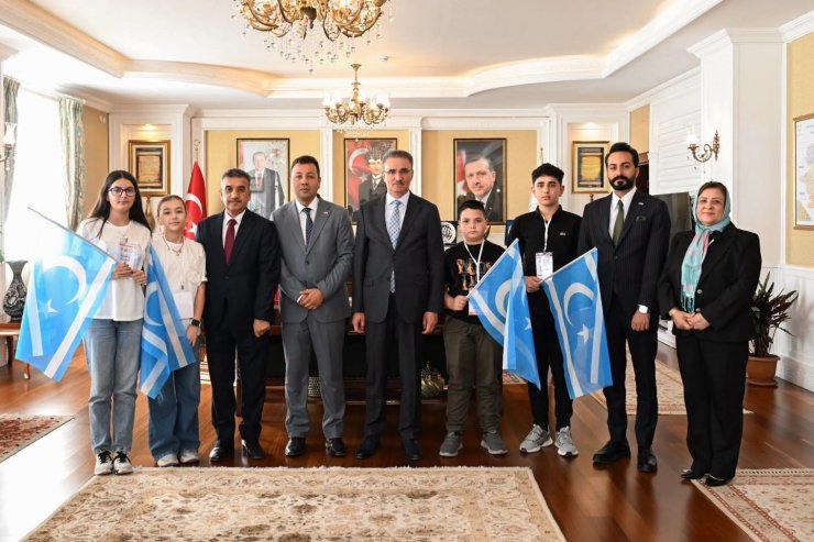 Türkmeneli Heyetinden Vali Baruş’a ziyaret
