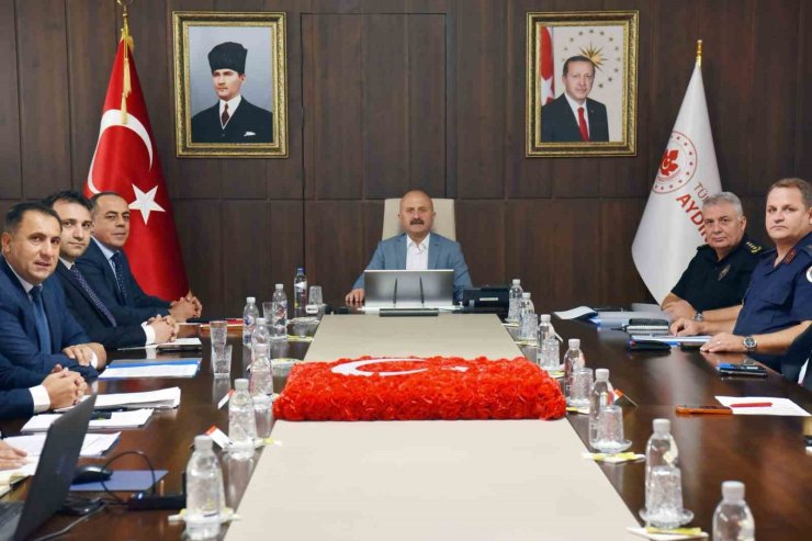 Aydın’da yeni eğitim yılı öncesi güvenlik toplantısı