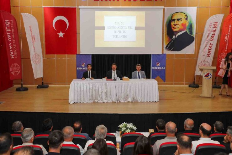 Hatay’da 2026-2027 eğitim öğretim yılı hazırlıkları değerlendirildi