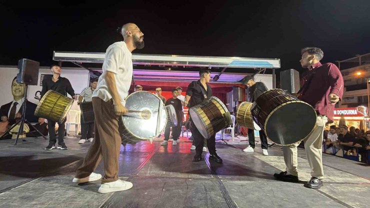 İlk kez düzenlenen Asma Davul Festivali büyük ilgi gördü