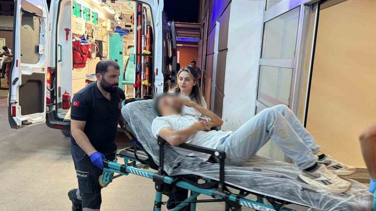 Sokak ortasında darp edildi
