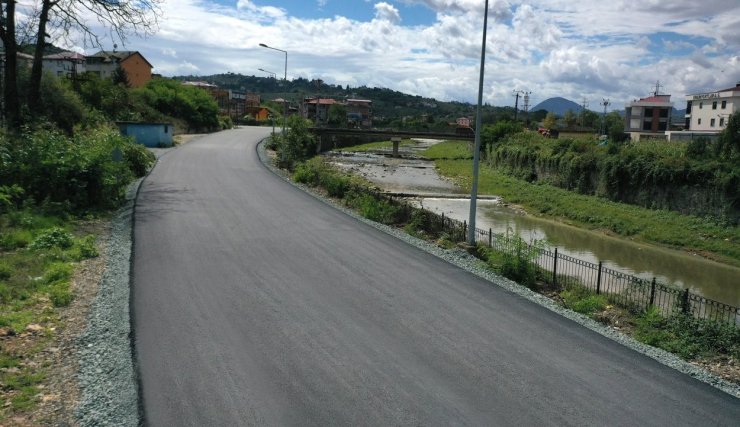Ordu’da sıcak asfalt çalışmaları