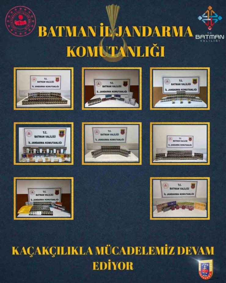 Batman’da kaçakçılık operasyonları: 28 şüpheli hakkında işlem yapıldı