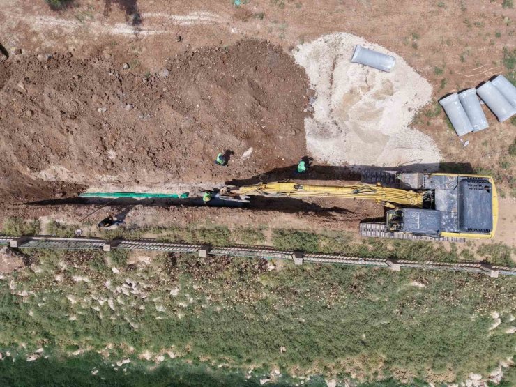 MARSU, Kızıltepe’de atıksu ana hattını yeniledi