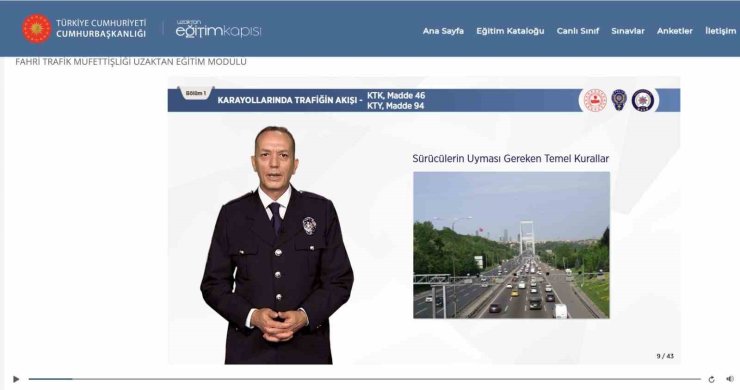 Eskişehir’de fahri trafik müfettişlerine eğitim