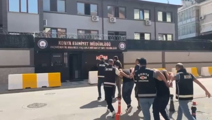 Konya Emniyeti’nin ’Kıskaç’ından kaçamadılar