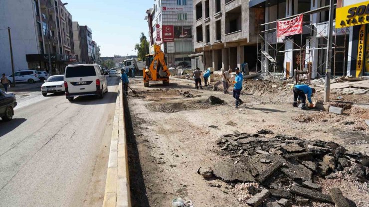 Zey Caddesi’nde altyapı tamamlandı, asfalt çalışması başladı