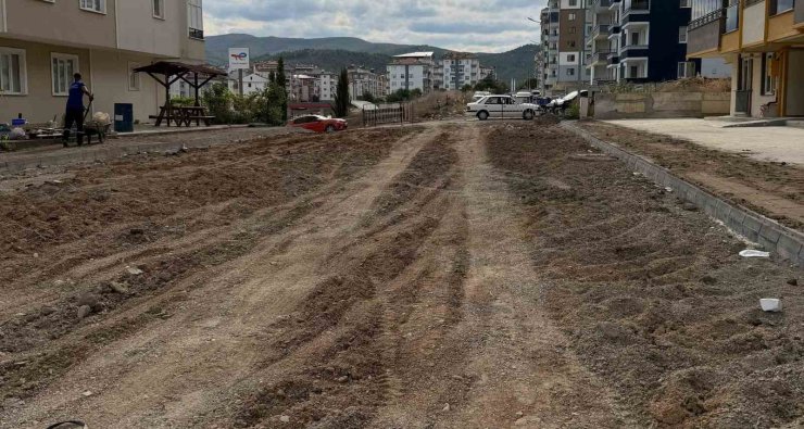 Boyabat’ta yol çalışması