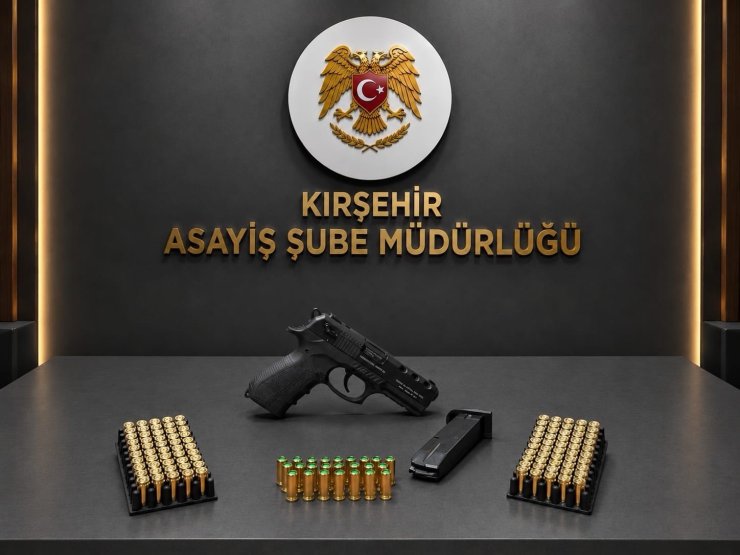 Kırşehir’de asayiş uygulamalarında silah ve uyuşturucu ele geçirildi