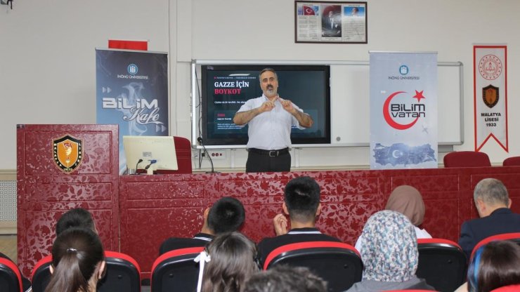Bilim Kafe’de öğrencilere Gazze’deki eğitim mücadelesi anlatıldı