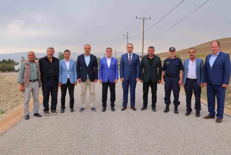 Danişment-Yolaltı bağlantı yolunda yapılan çalışmalar incelendi