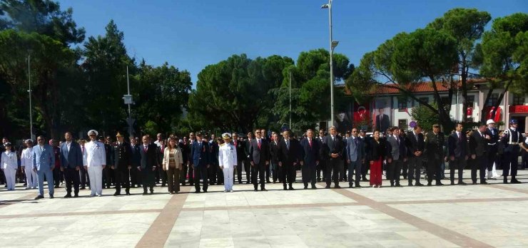 Muğla’da 19 Eylül Gaziler Günü dolayısıyla tören düzenlendi