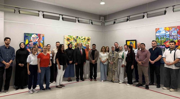 Ressam Talha Kılıç SANKO Sanat Galerisinde resim sergisi açtı