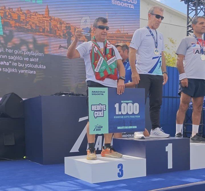 Cizreli sporcu, ’Bir Adım Daha’ koşusunda 3. oldu