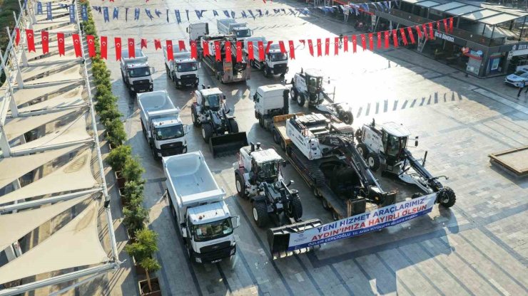 Aydın Büyükşehir Belediyesi filosuna 150 milyon TL’lik takviye