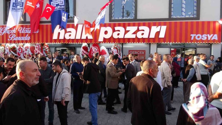 Erzurum’da Halk Pazarı’nın 15. şubesi açıldı