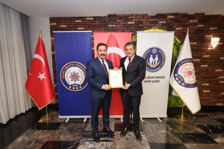 Emniyet müdürü Rüştü Yılmaz onuruna Hatay’da veda yemeği düzenlendi