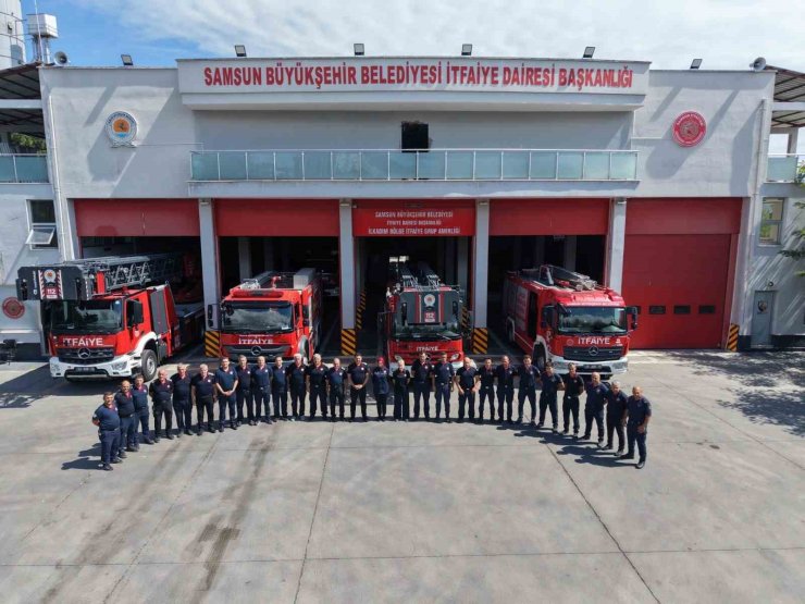 Samsun İtfaiyesi 9 ayda 8 bin 157 olaya müdahale etti