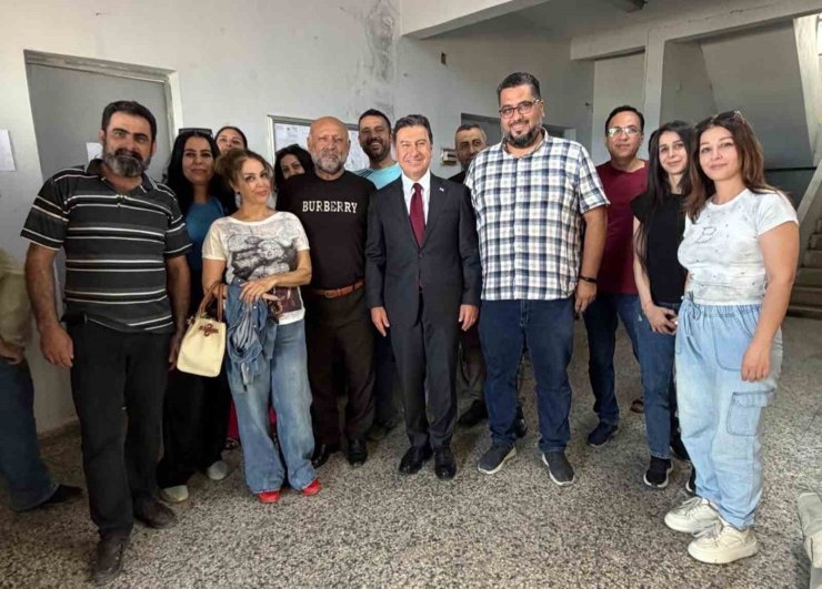 Başkan Aras, Suriye ziyaretinde Bayır-Bucak Türkmenleri ile bir araya geldi