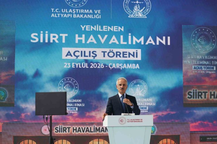 Bakan Uraloğlu: "Siirt’i yeniden gökyüzüyle buluşturduk"
