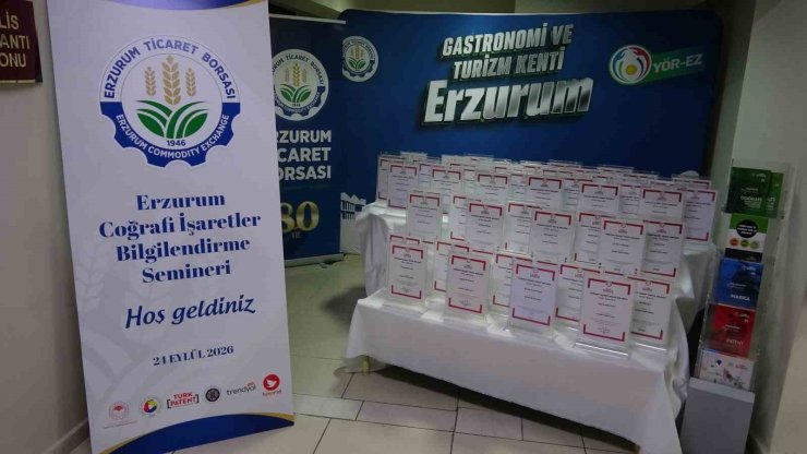 Erzurum’da coğrafi işaretler bilgilendirme semineri düzenlendi
