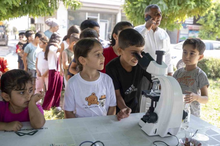 Mersin’de bilim atölyeleri çocukların ayağına taşındı