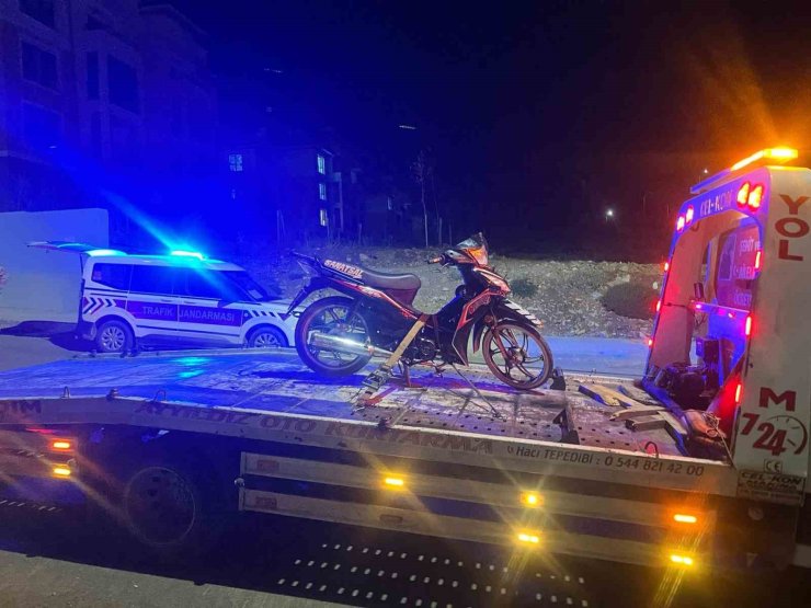 Gölbaşı’nda jandarmadan motosiklet denetimi