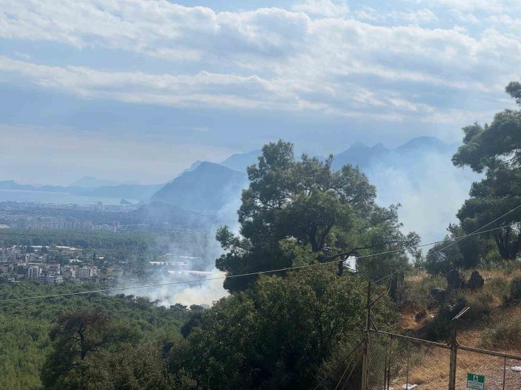 Antalya’da orman yangını