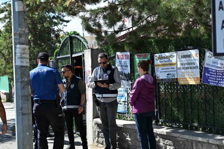 Kars’ta okul çevreleri ve servislerde sıkı denetim
