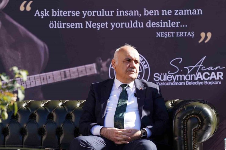 Kızılcahamam’da ’Bozkırın Tezenesi’ Neşet Ertaş’a vefa