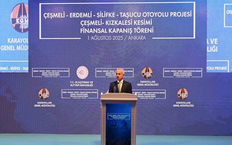 Çeşmeli-Kızkalesi Otoyolu’nda sona doğru