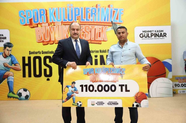 Şanlıurfa’da amatör spora büyük destek