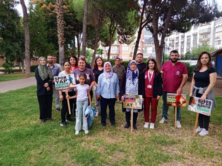 Nazilli’de vatandaşlar sağlıklı yaşam için harekete geçti