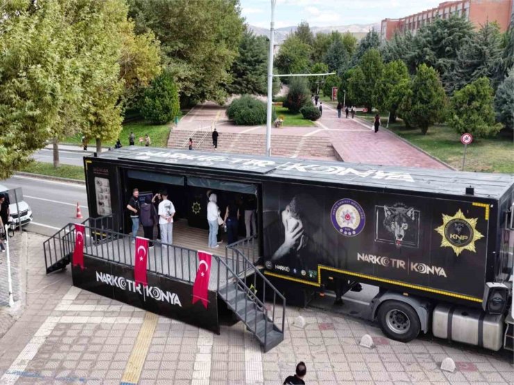 Narko Tır, İnönü Üniversitesi’nde öğrencilerle buluştu