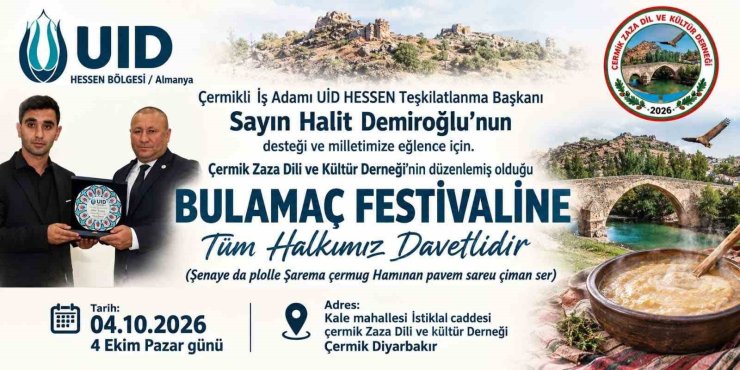 Diyarbakır’da Bulamaç Festivali düzenlenecek
