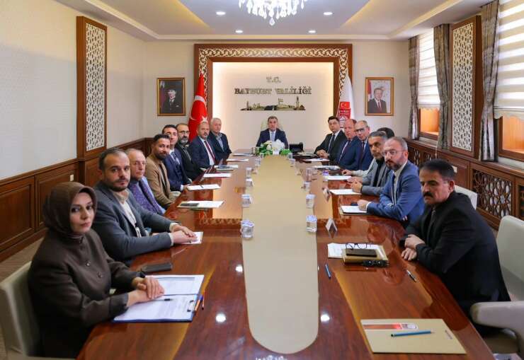 Bayburt’un turizm ve kültürel miras çalışmaları toplantıda ele alındı